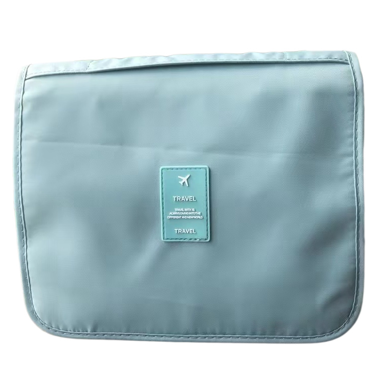 Gran capacidad húmeda y seca separación gancho bolsa portátil viaje simple chica corazón cosmético bolsa lavado plegable almacenamiento