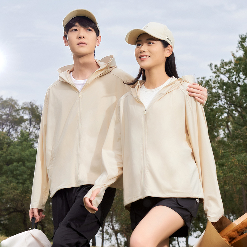New summer couples sun protection clothing men and women with outdoor skin clothing riding hiking fishing sun protection clothing coat wholesale