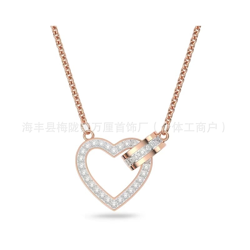 爱心环扣【玫瑰金色】