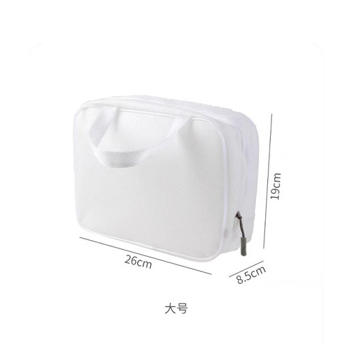 Travel cosmetic bag waterproof storage bag transparent college student dorm life good item shower supplies set toothbrush bag