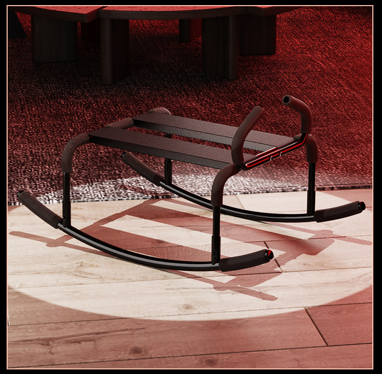 Jiuai SM Portable Adult Sex Chair with Iron Frame, Black, Couple Auxiliary Toy — detail image 28