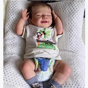 Versión ordinaria 49cm muñeca de simulación pequeña muñeca adulta de Abril pegamento completo/cuerpo de tela productos de comercio electrónico transfronterizo