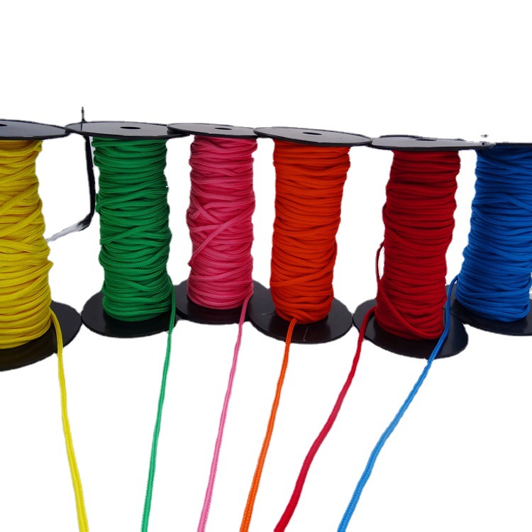 Cuerdas de poliéster cuerdas de trenzado cuerdas de trenzado coloridas cuerdas de polipropileno cuerdas de nylon cuerdas de núcleo cuerdas de trenzado DIY