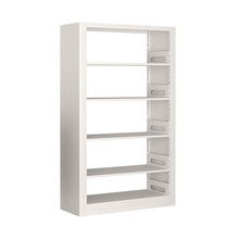 钢制书架置物架图书馆书架多层学生儿童收纳书柜阅览室书橱绘本架