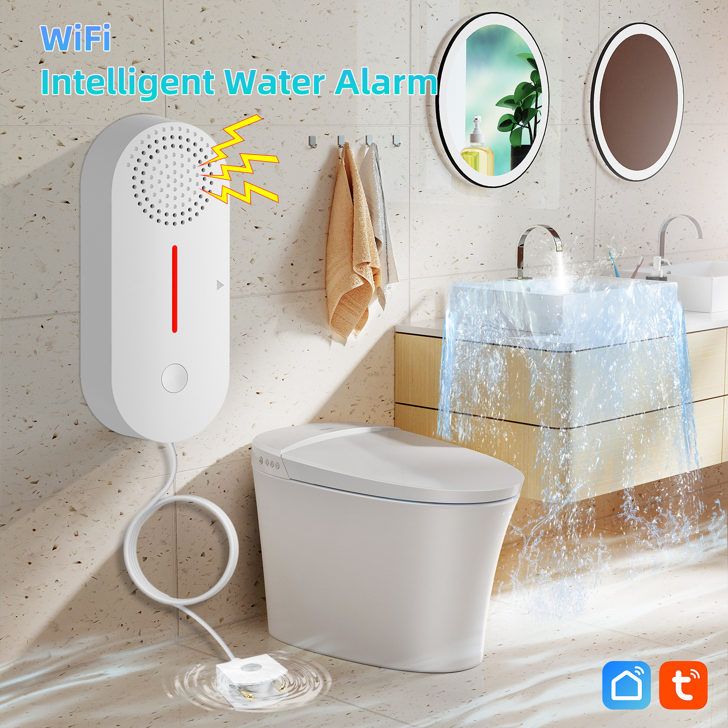 Alarm with light music