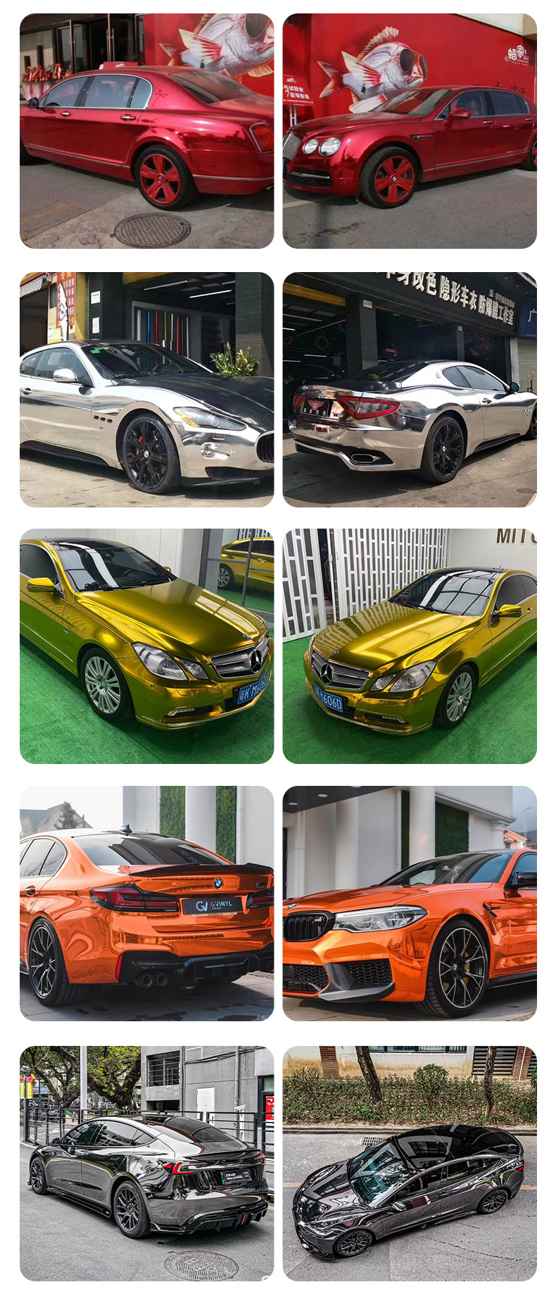 In-Stock Pet Silver Base Car Wrap Film, Original Paint Car Wrap Film, Car Protection Film, Paint Surface Protection Film