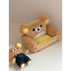 少女心毛绒玩具轻松熊沙发公仔礼物娃娃毛绒玩偶生日礼物可爱摆件