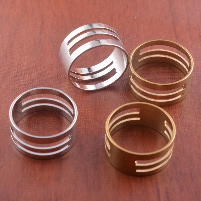 Pure Copper Open-Ended Ring, Handmade DIY Closed Ring Opener Auxiliary Tool Open-Ended Ring