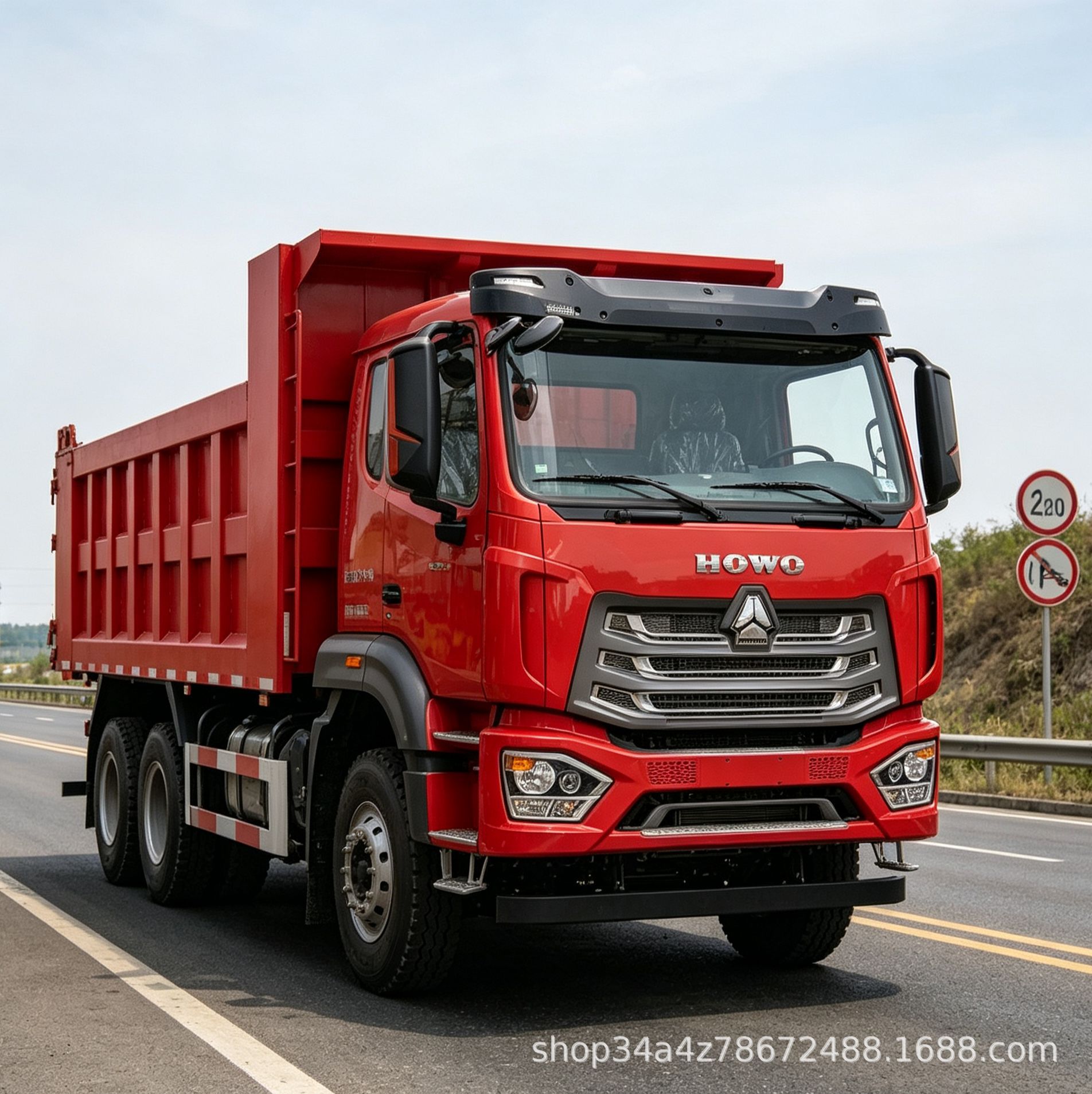 Foreign Trade Supply of African Howo Nx6X4 Dump Trucks, Howo 8*4 Dump Trucks, Rear Eight-Wheel Dump Trucks, Heavy-Duty Dump Trucks