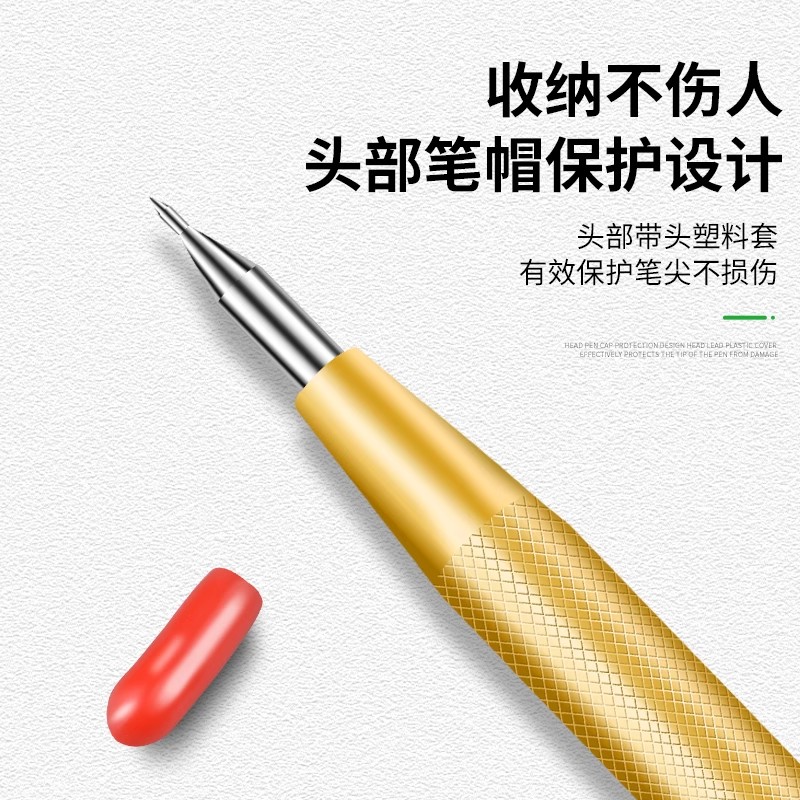 텅스텐 강철 합금 스크라이빙 펜 세라믹 타일 커팅 펜 강판 스크립 금속 스크립 아티팩트 스크랩 펜