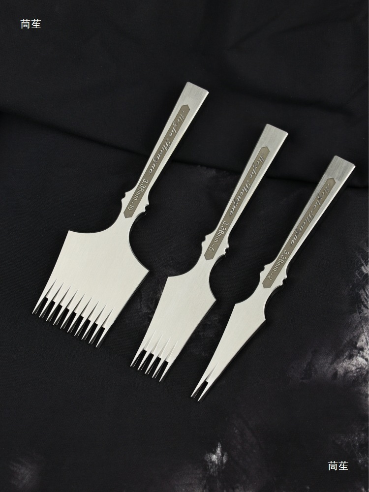 左斩 六棱斩法斩欧斩手工皮革diy打孔工具 六菱斩1.93／3.38／5.0