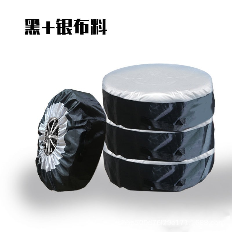 Tire Cover Set Car Storage Bag Carrying Tote Bag Polyester Tire Car Wheel Protection Cover 65*37cm