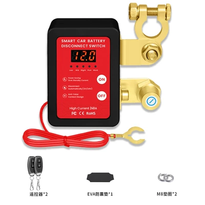 Remote Control Manual Integrated Anti-Drainage | Power supply, ignition system accessories - black-and-red-digital-display-model