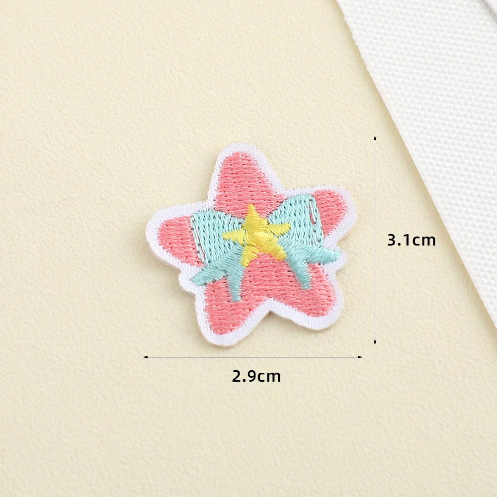 Cartoon machine embroidery embroidery cloth patch DIY handmade bag hole patch Clothes patch Towel cloth patch E18