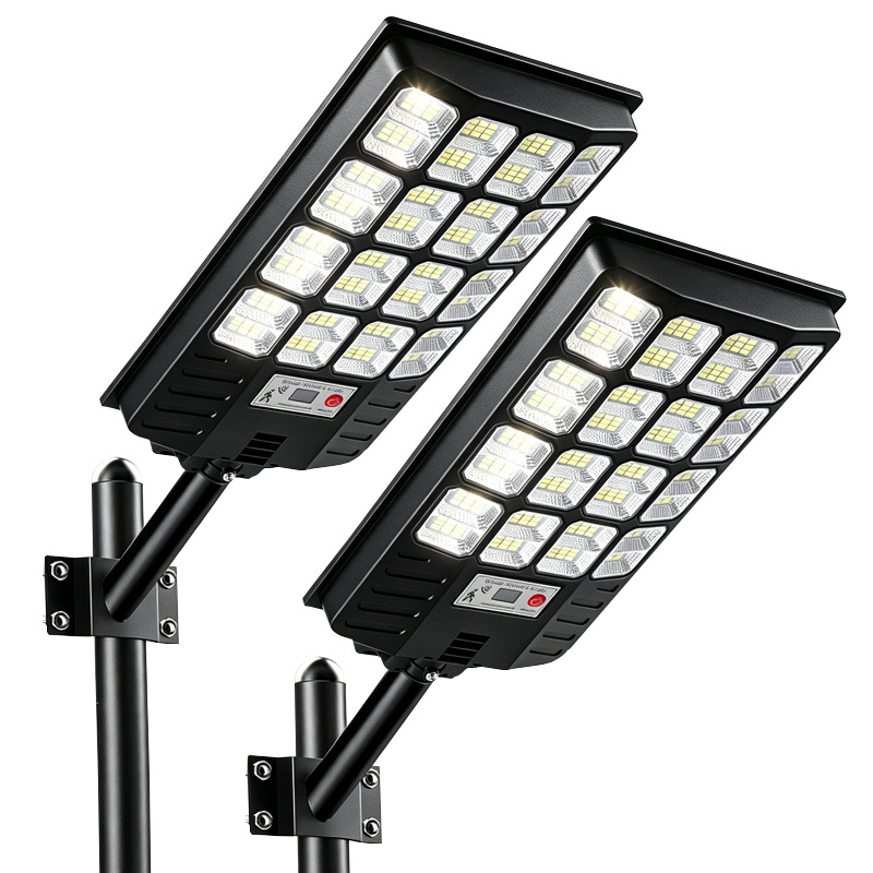 Nueva lámpara de iluminación solar inducción corporal lámpara de calle al aire libre lámpara de patio solar impermeable lámpara de cañón de diamante lámpara transfronteriza
