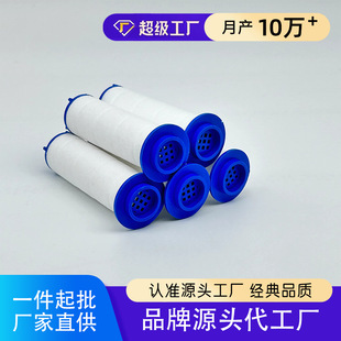Factory wholesale hand shower shower head filter gun ash plating black and white nail-free base yuan throne cross-border