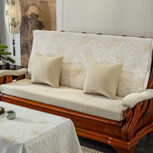 新款实木红木沙发坐垫带靠背连体加厚防滑春秋联邦椅沙发海绵垫子