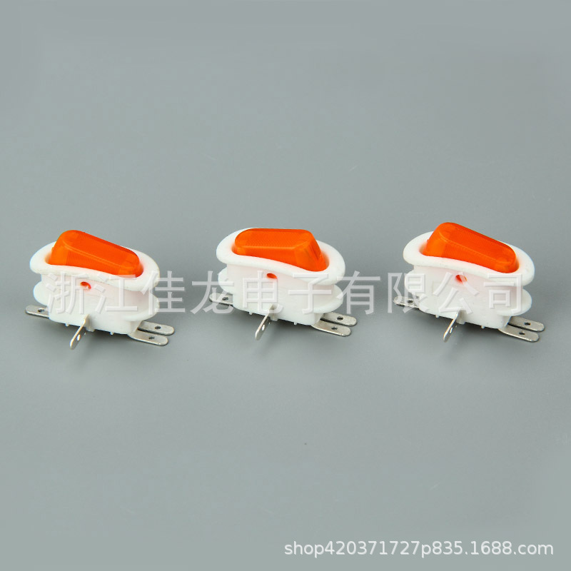 KCD1-106NC 圆形跷板开关 带灯 电蚊香开关