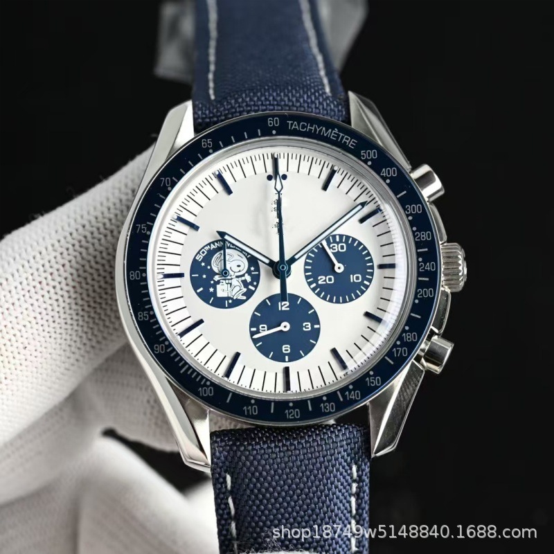 Speedmaster Multifunctional Chronograph Watch Scratch-Resistant and Wear-Resistant Fully Automatic Mechanical Men's Watch Waterproof Luminous Watch Dropshipping