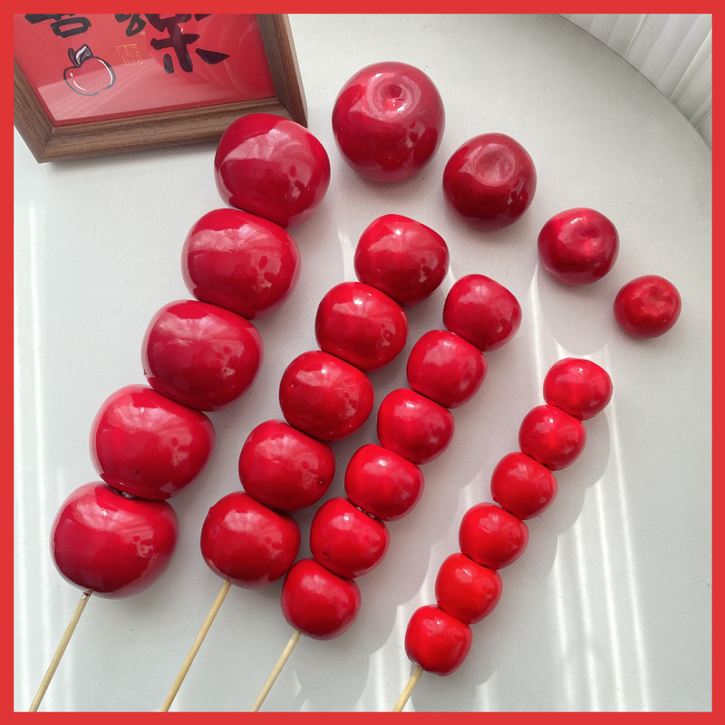 Simulated Candied Hawthorn Fruit Model Fruit Ornaments Photography Props Kidsren's Teaching Aids Ornaments Simulated Candied Hawthorn Simulated Candied Hawthorn Fruit Model Fruit Ornaments Photography Props Kidsren's Teaching Aids Ornaments Simulated Candied Hawthorn