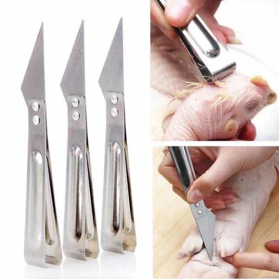 On behalf of Kitchen utensils Home multi-function Stainless steel Tweezers Hair clip kitchen Shaving Knife Epilation