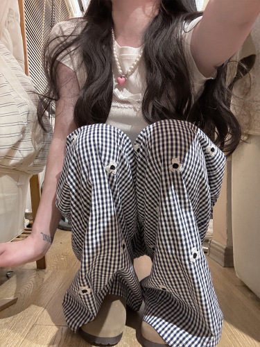 Cotton 210g Girly Style Straight Shoulder T-Shirt 2025 New Arrival Short Sleeve Top Slim Fit Women's Compression Invisible Unique and Beautiful