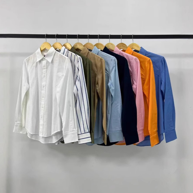 Embroidered Lapel Shirt with Pony Logo, Classic Linen Sun Protection Air Conditioning Room Top for Women, Thin Cardigan