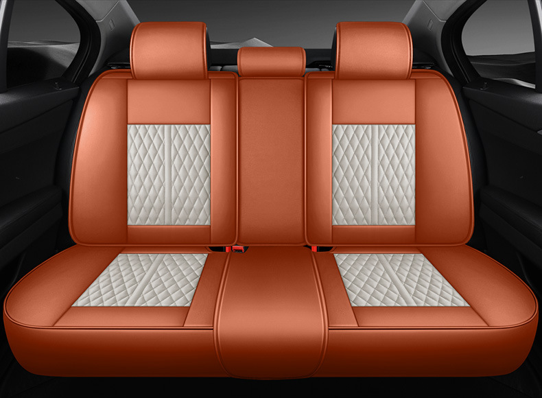 25 Years New Universal Diamond Perforated Leather Car Seat Cushion Seat Cover Dropshipping Wholesale International Station Export