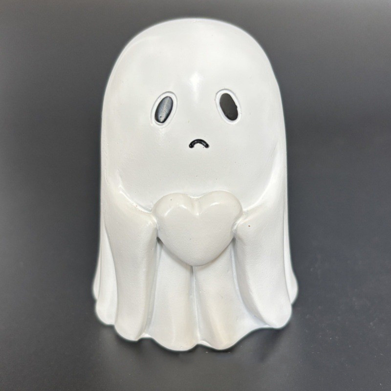 跨境新品万圣节可爱白幽灵派对装饰庭院摆件书房桌面装饰小摆件|undefined