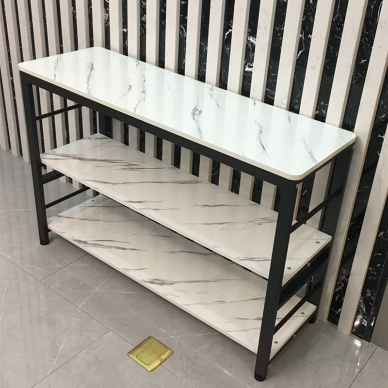 Narrow Table Rectangular Kitchen Long Table Guide Table Multi-Functional Household Microwave Oven Rack Table Simple Vegetable Cutting Multi-Layer Side Cabinet