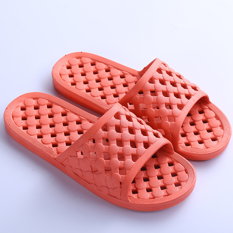Hollow Leaking Slippers Women's Summer Home Indoor Hotel Special Shoes Thick Sole Non-slip Bathroom Couple Men's Slippers
