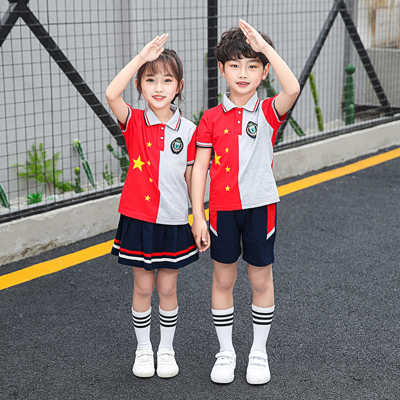 幼儿园儿童开学班服套装小学生校服夏季新款学院风园服毕业拍照服