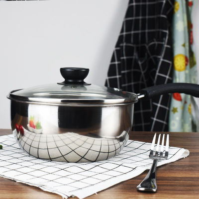 []不鏽鋼煮面奶鍋不粘小鍋熱牛奶迷妳嬰兒輔食鍋家用加厚鍋具