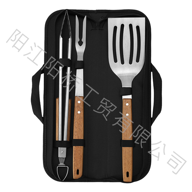 Transfronterizos de venta caliente de acero inoxidable parrilla al aire libre herramientas de parrilla