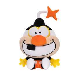 跨境新款 Buster Plushie巴斯特毛绒玩具炸蛋小人玩偶游戏周边