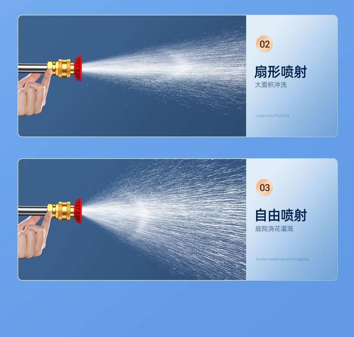 High-Power Cordless Car Washer with Powerful Lithium Battery, Rechargeable High-Pressure Car Wash Water Gun for Watering Plants and Cleaning