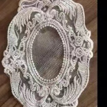 Shuangdeli display ins style lace princess packing shelf simple creative Oval shooting props placemat table mat