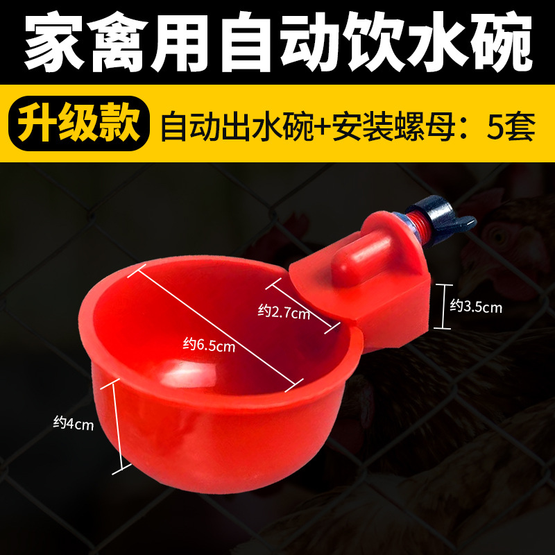 Bebedero automático para criar pollos, pollo, pato, ganso, cuenco de agua, paloma, cuenco de agua, codorniz, aves, aves, pollitos, artefacto de alimentación de agua