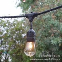 歐標燈頭線歐式歐標歐洲E26E27跑馬隧道燈具照明庭院S14燈頭線