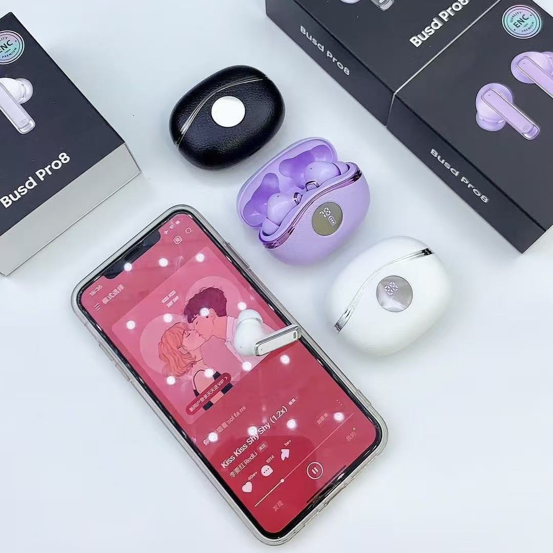 Nuevos productos de comercio exterior Busd PRO8 auriculares Bluetooth inalámbricos TWS auriculares deportivos para juegos unisex en los oídos image 3