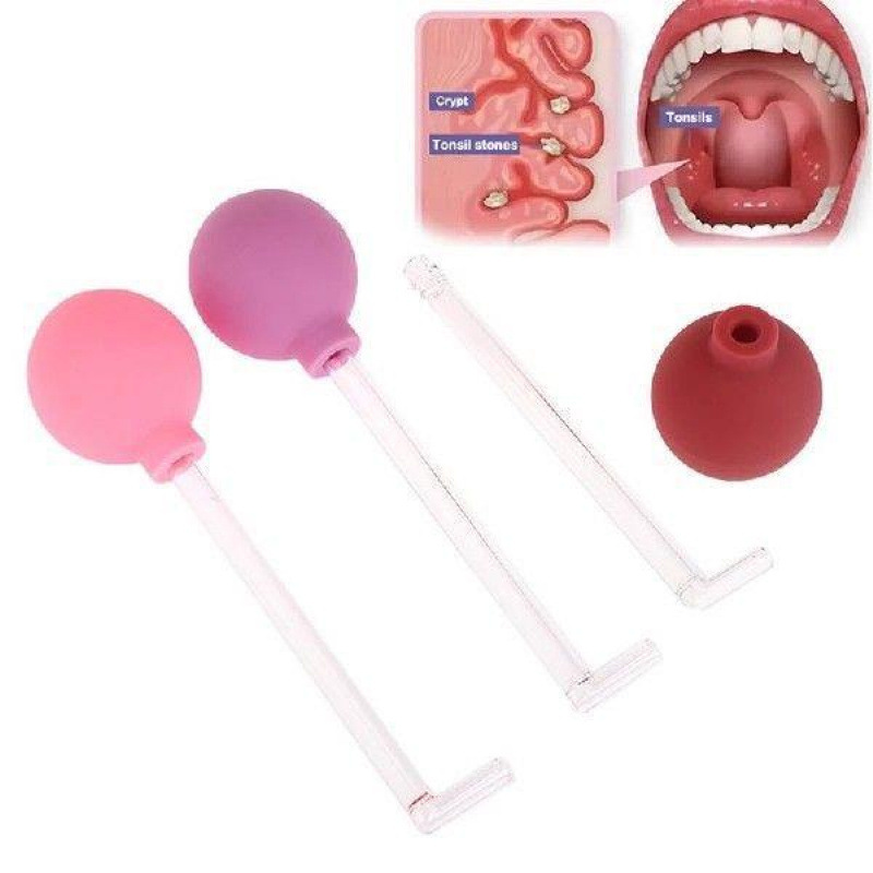 15/90 Degrees Glass Tube Tonsil Stone Remover Tool Manual