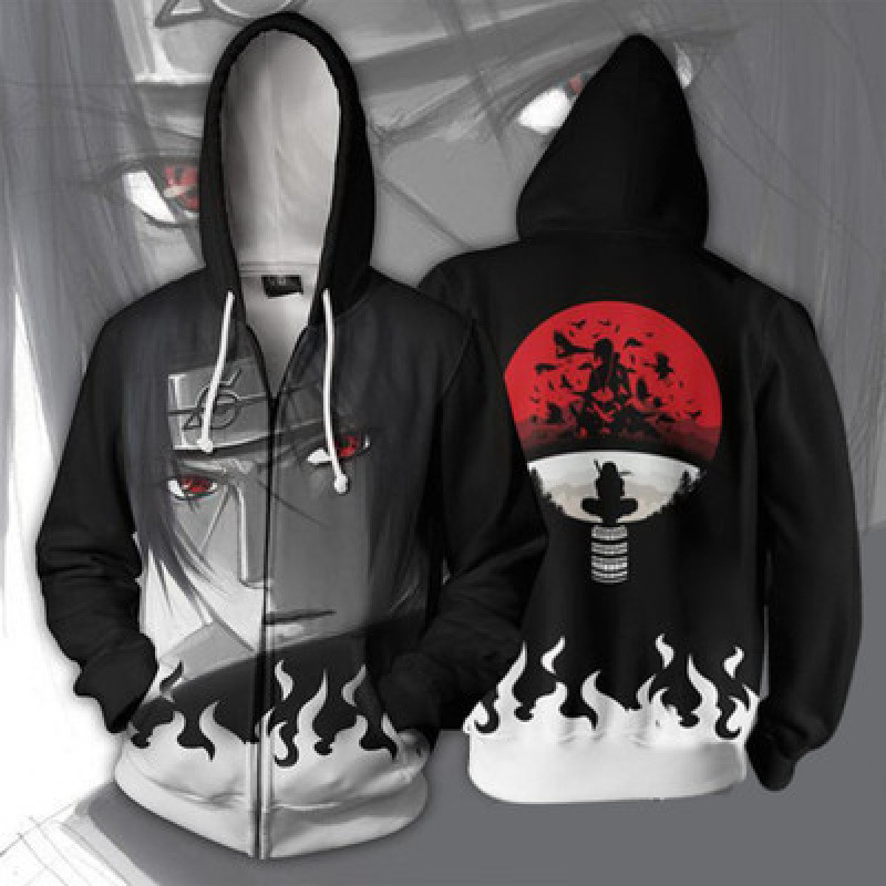 Naruto COS Xiao organization sweater Uchiha ferret 3d pullover cardigan cosplay animation clothing Naruto COS Xiao organization sweater Uchiha ferret 3d pullover cardigan cosplay animation clothing
