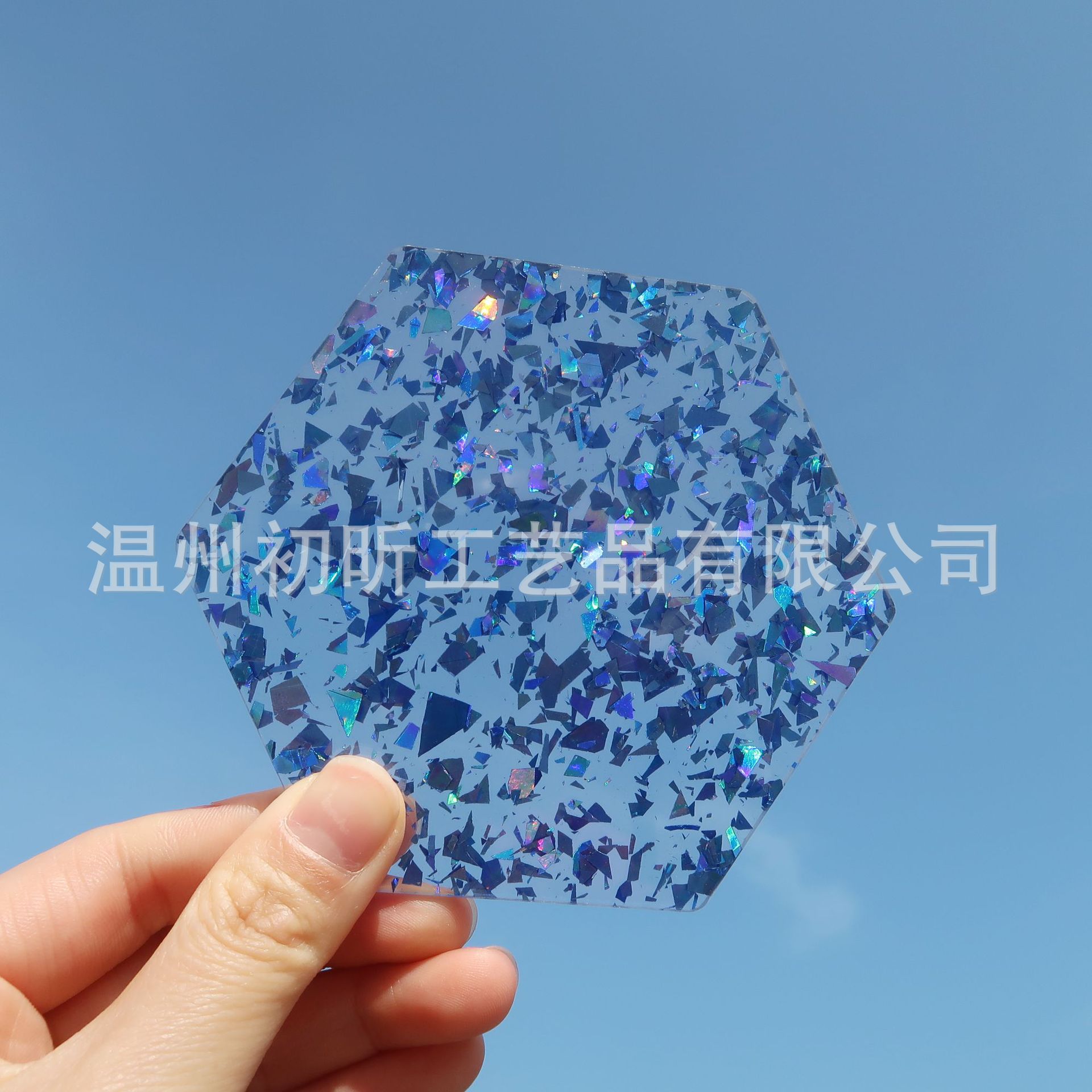 Xiaohong libro blogger mismo estilo de oro y plata lámina de acrílico posavasos ins europeo y americano Luz de lujo resina aislamiento pad hogar creativo