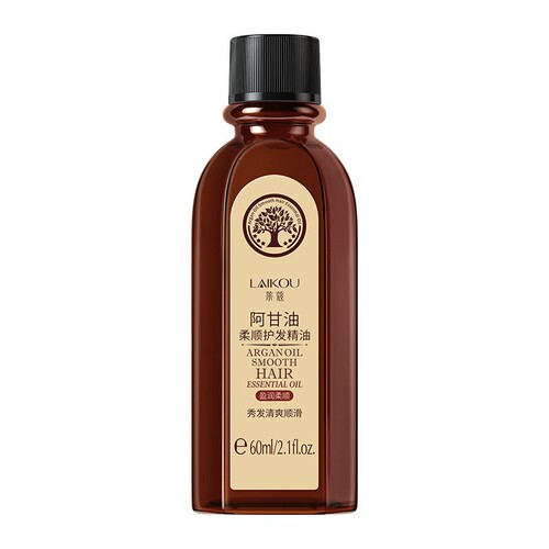 Laiko argan oil smooth hair care essential oil smoothes frizzy and dry hair. Manufacturer's source of skin care products