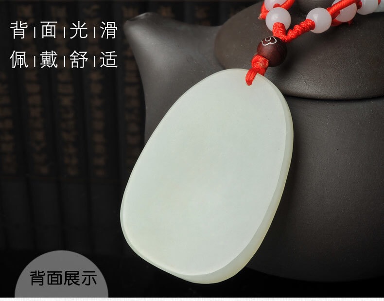 智贝详情图_5和田玉十二生肖吊坠男女款守护神白玉千手观音本命