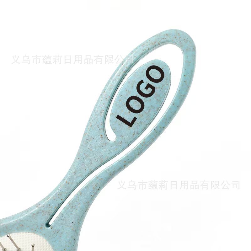 Junli transfronterizo de paja de trigo acero peine de aguja portátil flojo suave casero nuevo masaje acero aguja de aire peine de acero