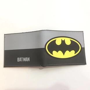 Batman Wallet Student Men's and Women's Short Wallet Wallet Comic Superhero Comic Peripheral Wallet Card Holder