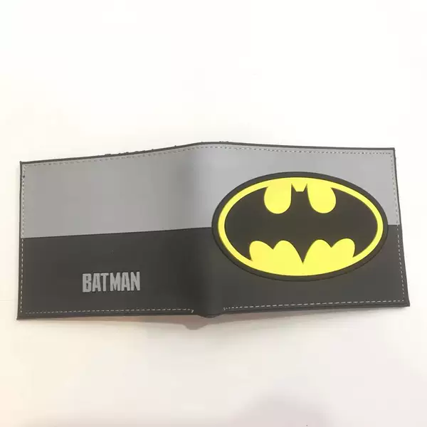 Batman Wallet Student Men's and Women's Short Wallet Wallet Comic Superhero Comic Peripheral Wallet Card Holder