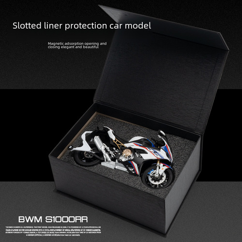 (Luxury Gift Box) 1:9 Scale Alloy Kawasaki Poma Motorcycle Model – Silent, Non-Lighting Display Piece for Collectors and Gifts
