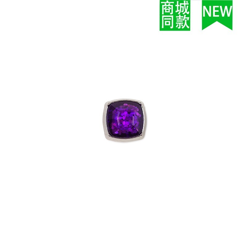 クロスボーダー卸売新しいクロックスアクセサリー靴バックル金属レターチェーン適応クロス靴花 DIY アクセサリー|undefined